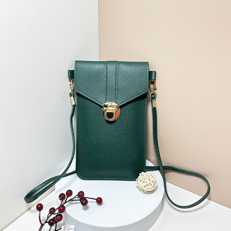 Pretty Touch Screen Lady's Large Capacity Phone Bags