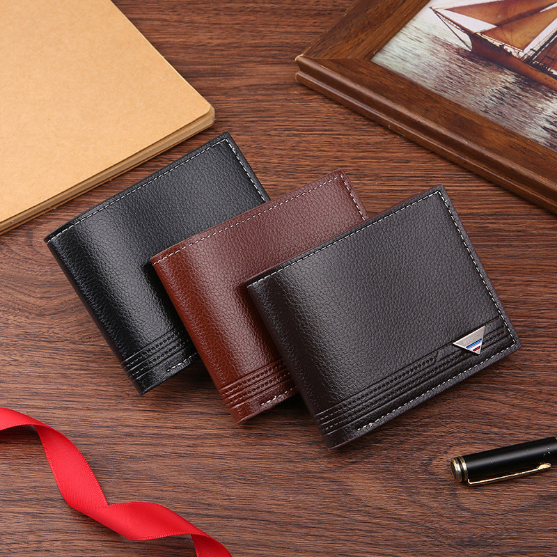 Men's Short Male Youth Business Fashion Large Men's Wallets