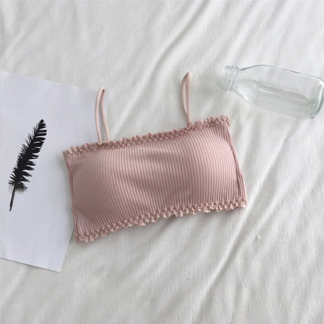 Youth Development Period Underwear Lace Thread Tanks Camis