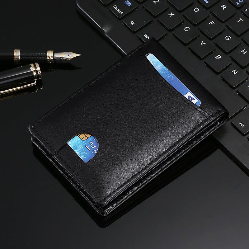 Men's Positioning Genuine Leather Usd Short First Men's Wallet