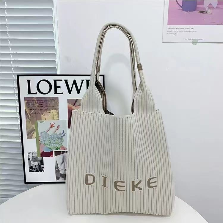 Knitted Large Capacity Commuter Versatile Portable Shoulder Bags