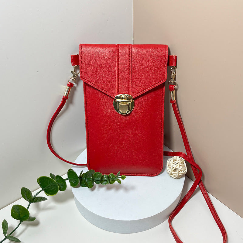 Pretty Touch Screen Lady's Large Capacity Phone Bags