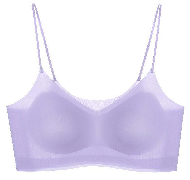 Women's Silk Underwear Seamless Invisible Beauty Back Everyday Bras