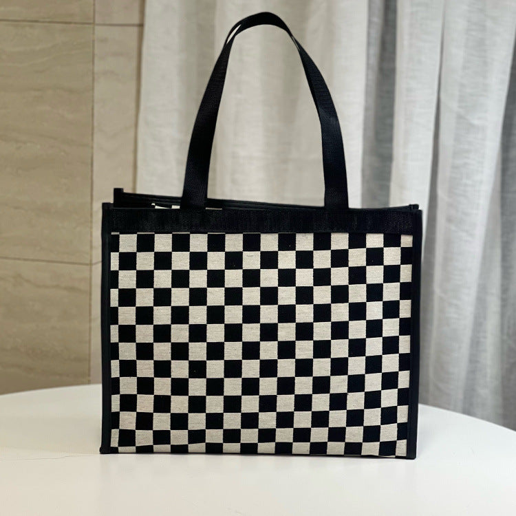 Korean Style Fashionable Letter Portable Large Capacity Shopping Fitness Yoga Handbags