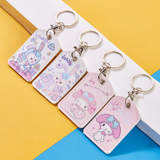 Rectangular Community Control Protective Elevator Leather Card Holder