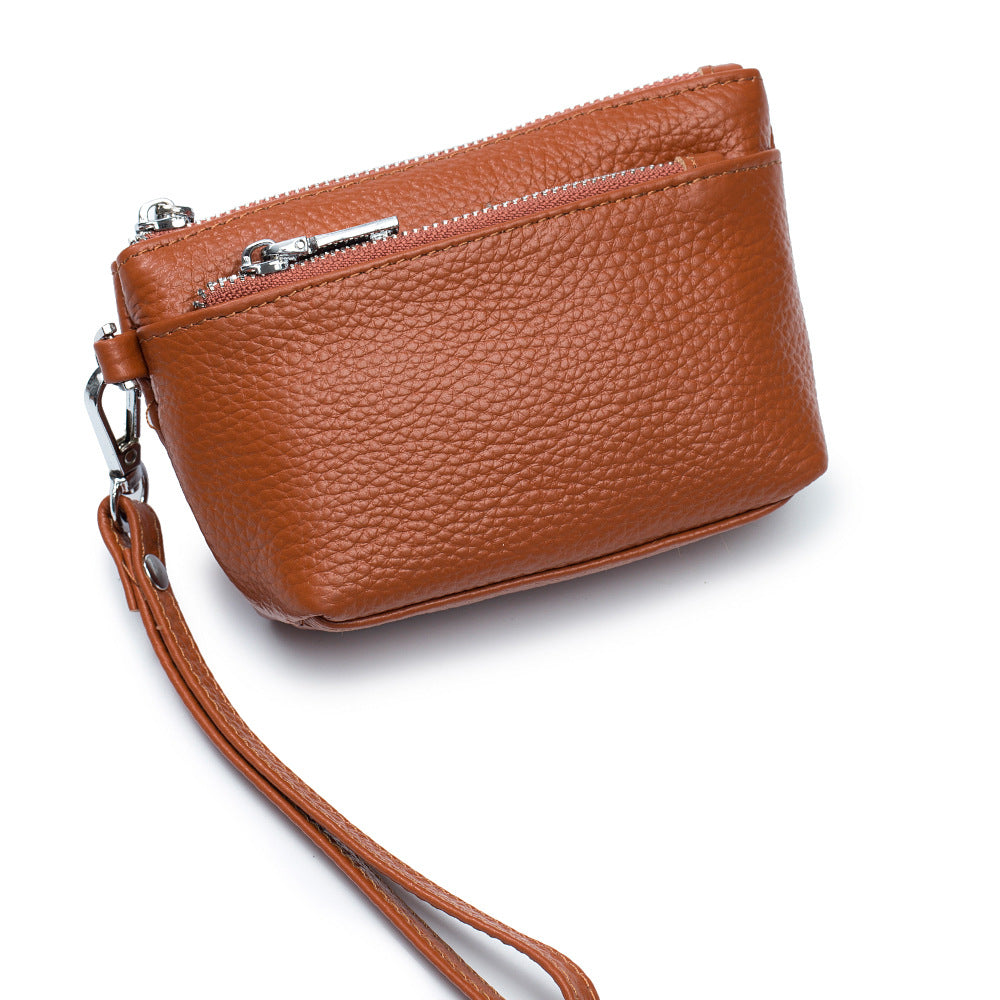 Women's Fashion Genuine Leather Simple Hand Coin Purses