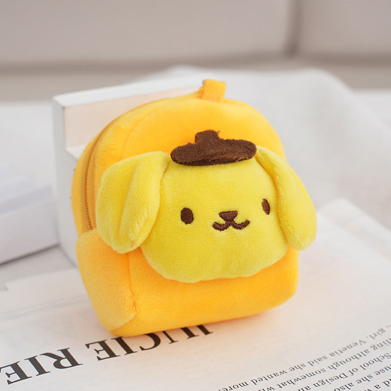 Pom Purin Cute Cartoon Pink Mini Coin Purses