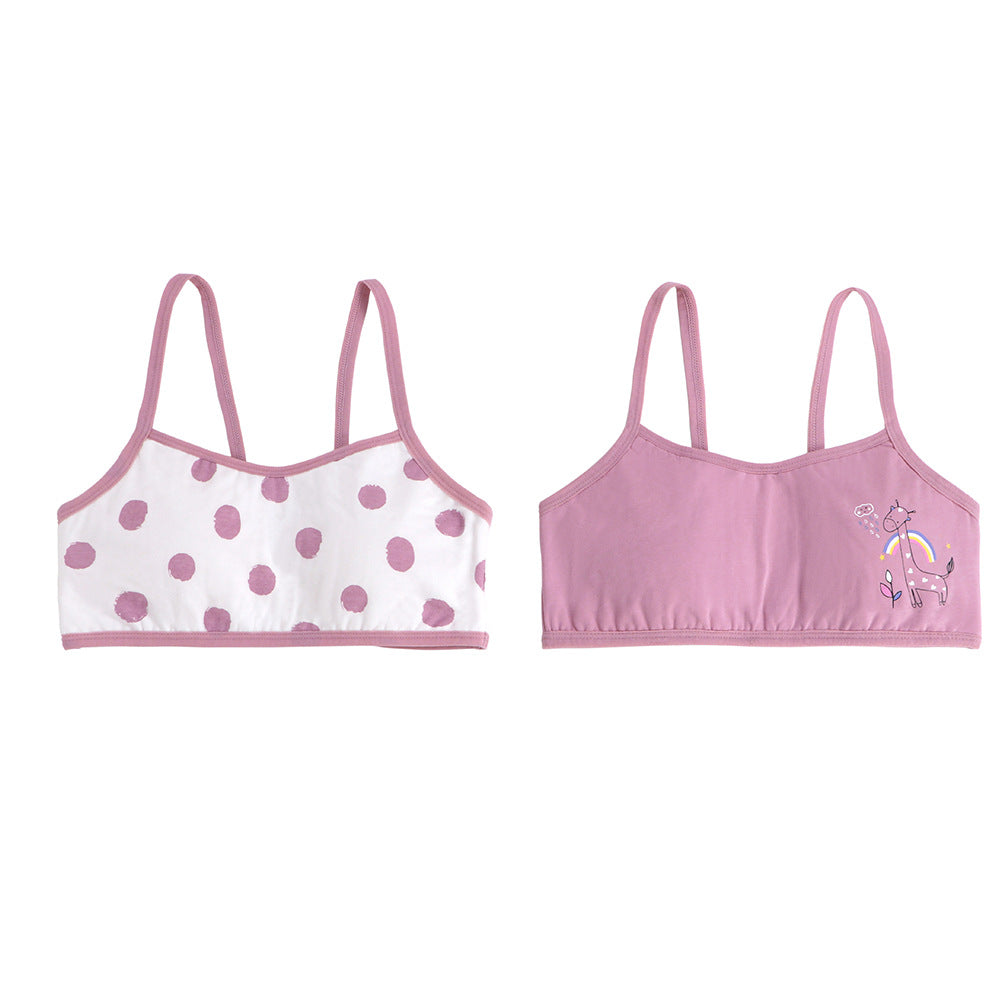 Female Junior High School Tube Top Development Tanks Camis