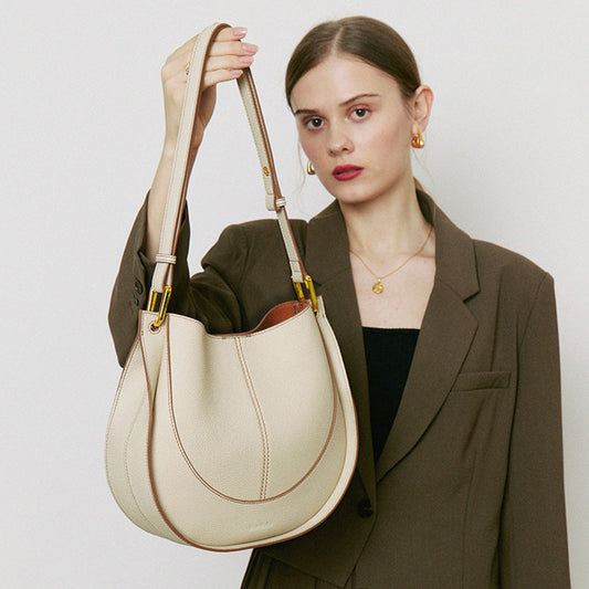 Women's Layer Cowhide Special Interest Light Luxury Shoulder Bags