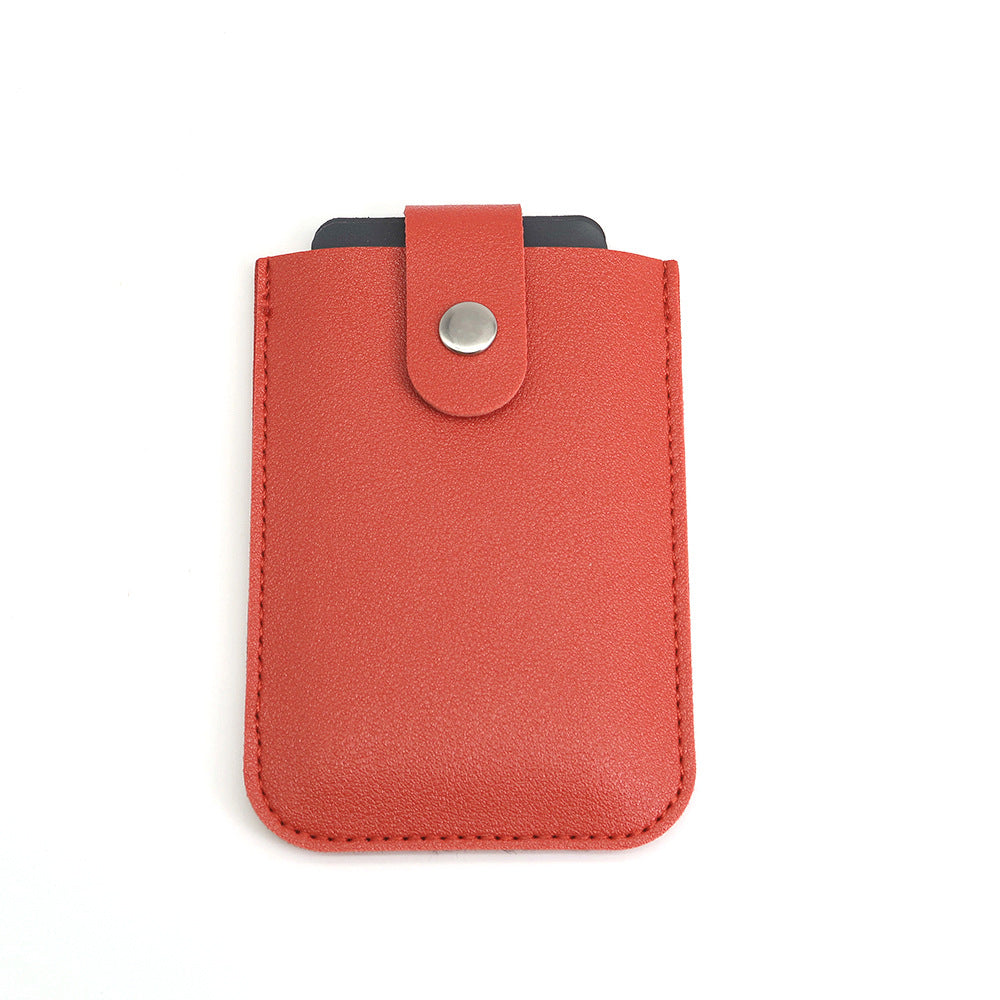 Layered Pull-out Business Multiple Slots Leather Card Holder