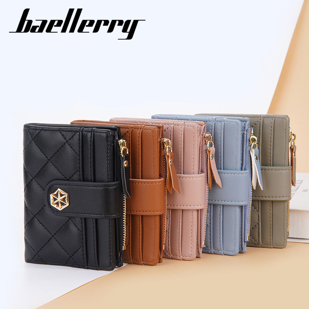 Women's No Multiple Slots Korean Short Ladies Wallets