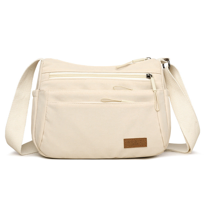 Slouchy Women's Large Capacity Nylon Cloth Women's Messenger Bag
