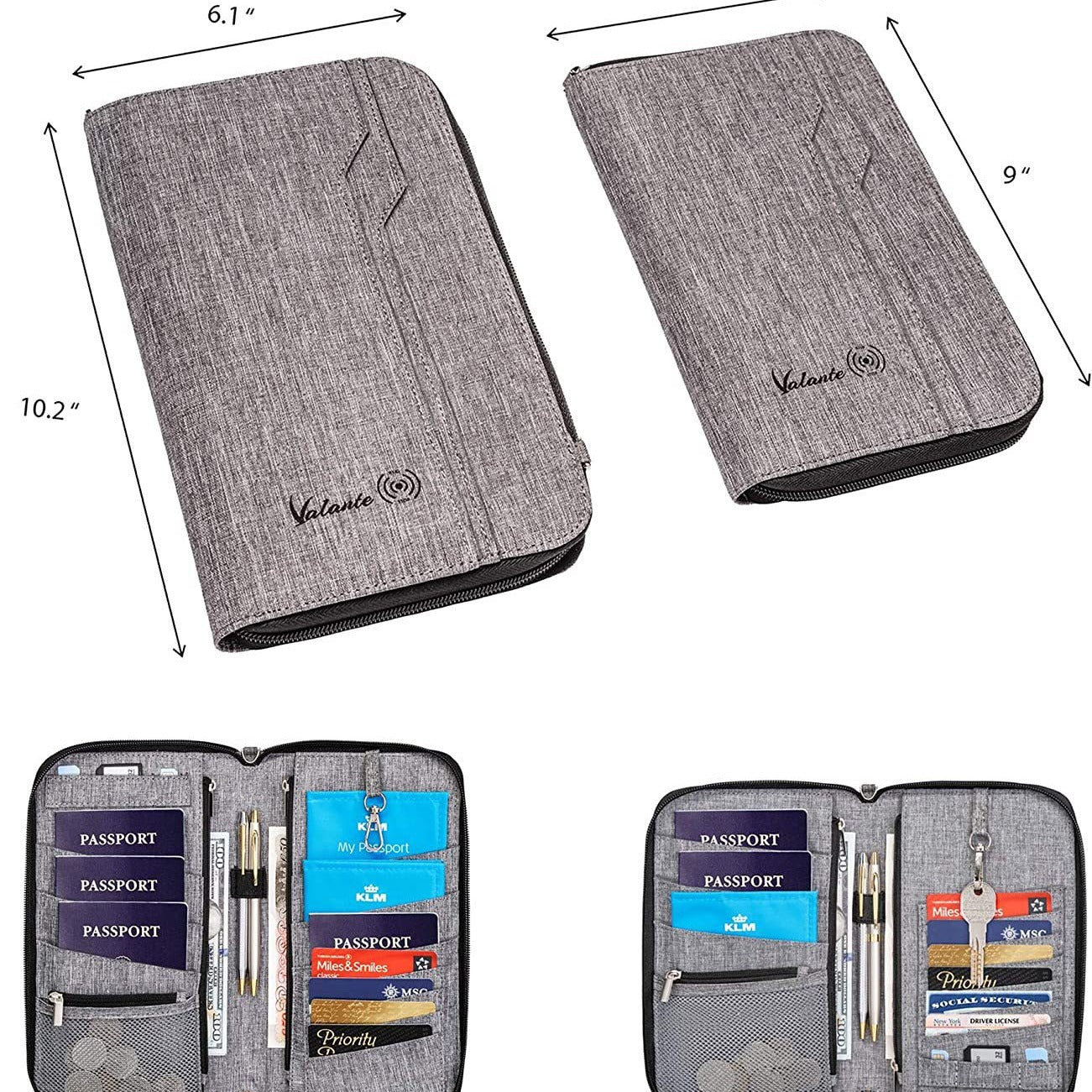 Fashion Storage Ticket Clip Clutch Passport Card Holder