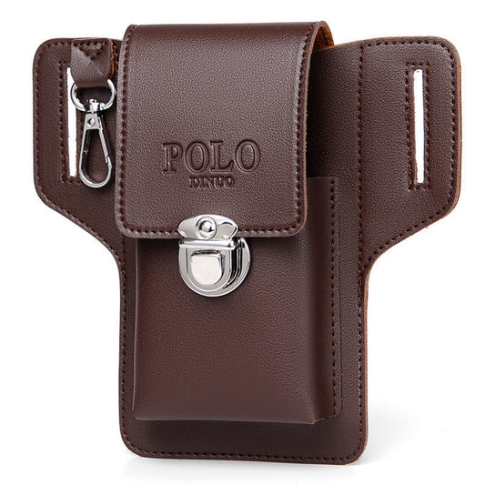 Men's Site Work Leather Can Hold Cigarette Bags