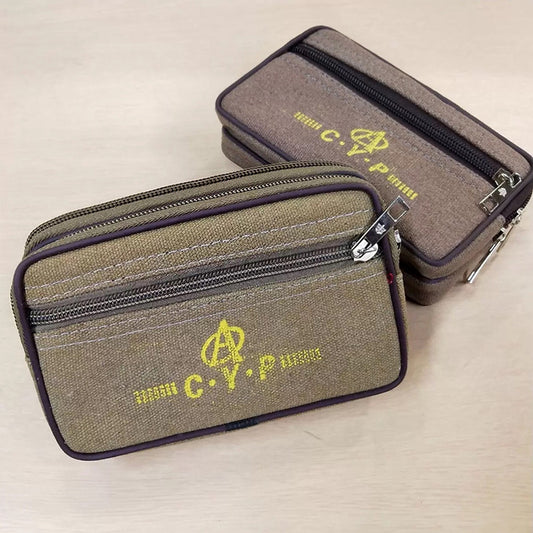 Men's Mobile Wear Pouch Crosswise Large Size Pannier Men's Waist Packs