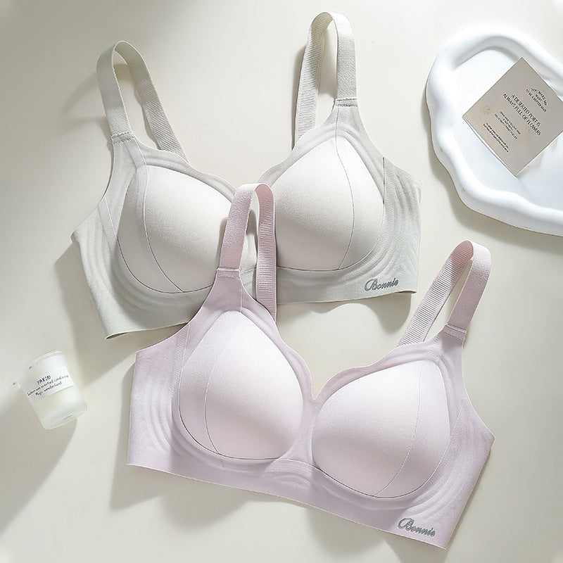 Women's Soft Support Seamless Breast Holding Underwear Big Chest Bras