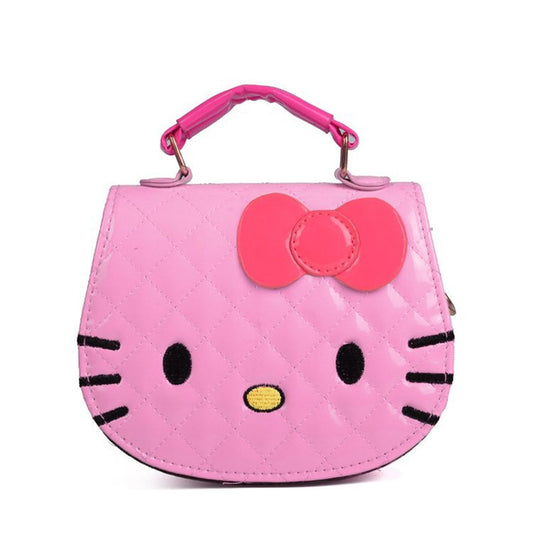 Women's Korean Style Embroidered Kitten Bow Shoulder Bags