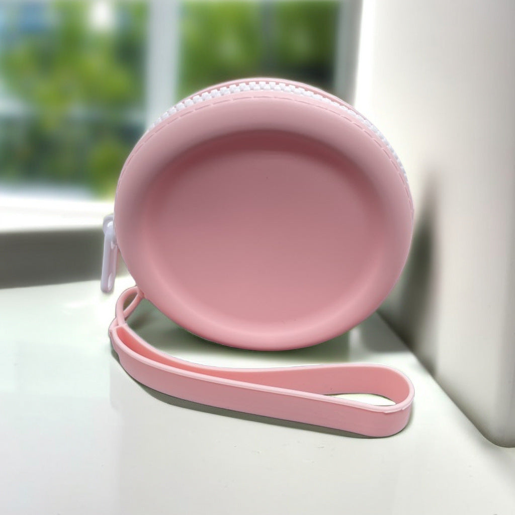 Innovative Adult Earphones Jewelry Simple Round Bags