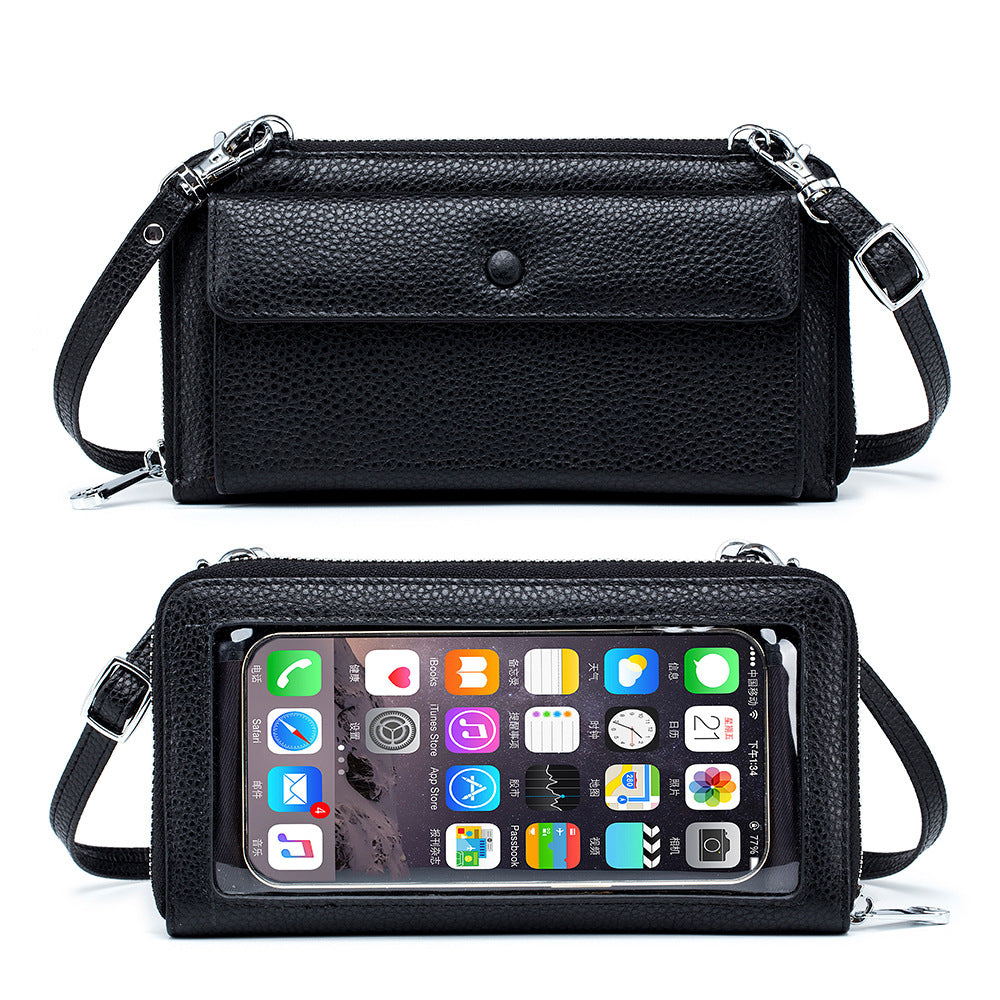 Women's Touch Screen Transparent Mobile Mini Phone Bags