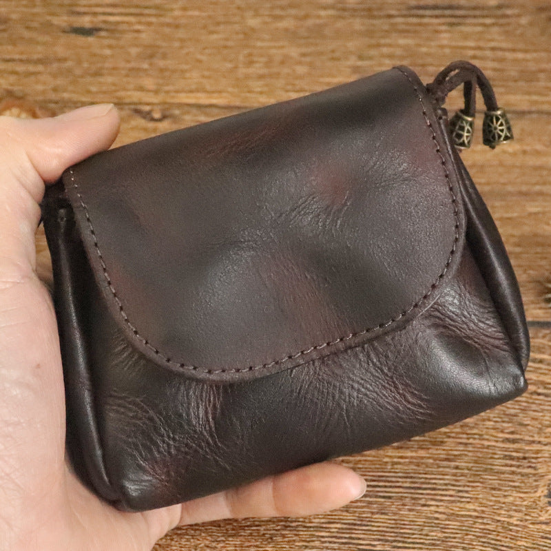 National Style First Layer Cowhide Leather Purses