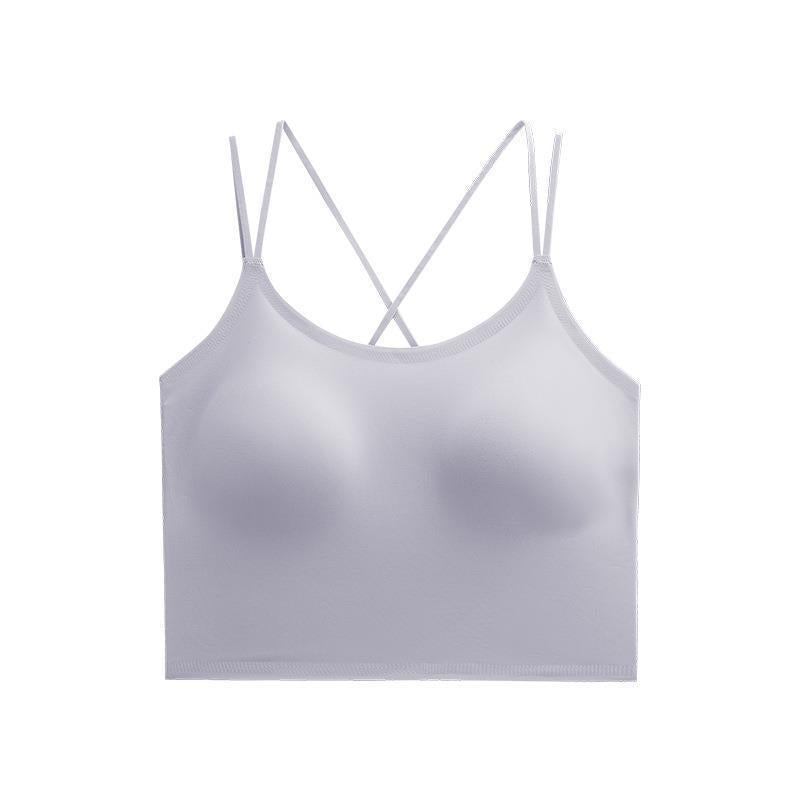 Women's U-shaped Backless Integrated Wireless Underwear Sling Bras