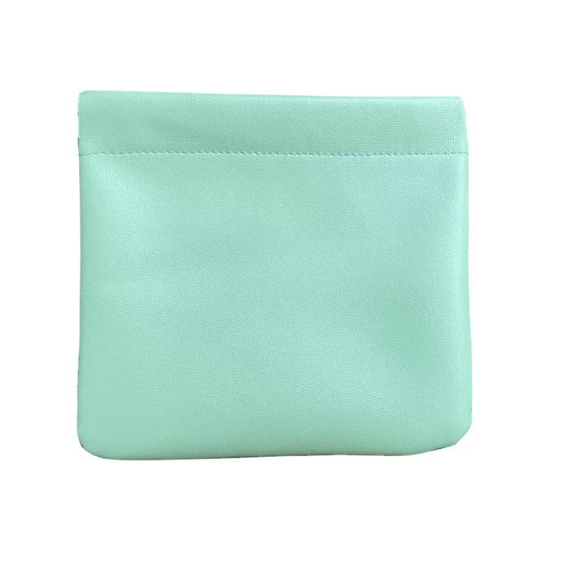 Portable Leather Mini Air Cushion Storage Cosmetic Bags