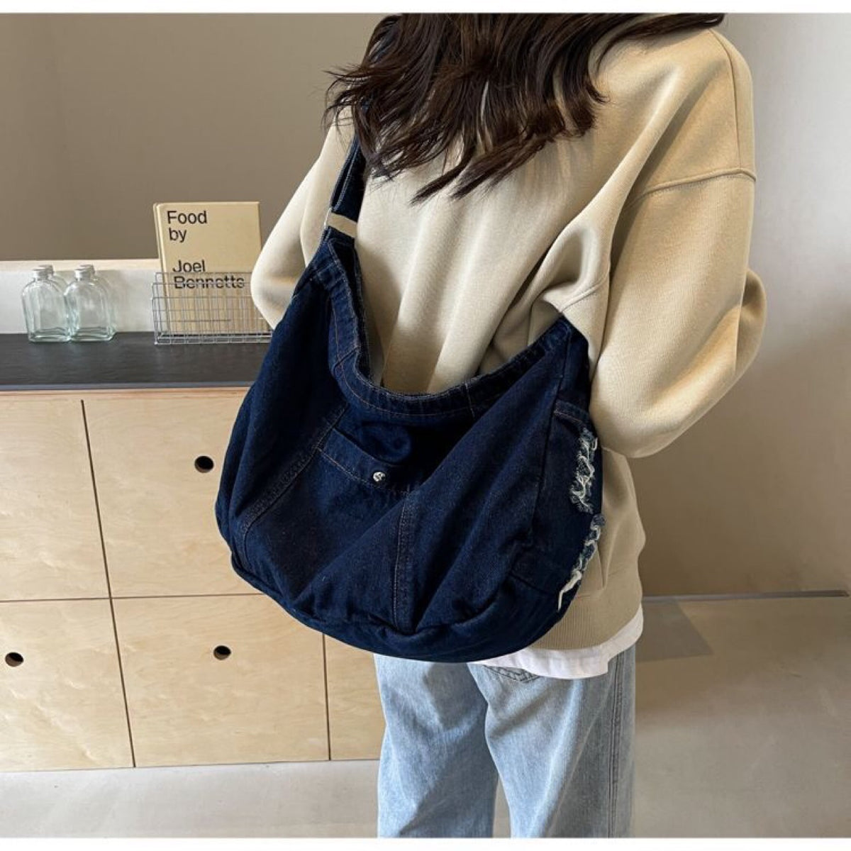 Casual Attractive Denim Versatile Commuter Tuition Bags