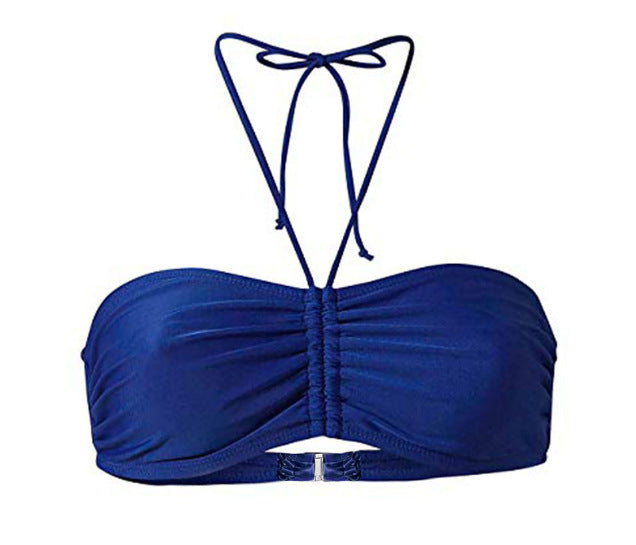 Women's Sling Bikini Swimsuit Tops With Sponge Lingerie Sets