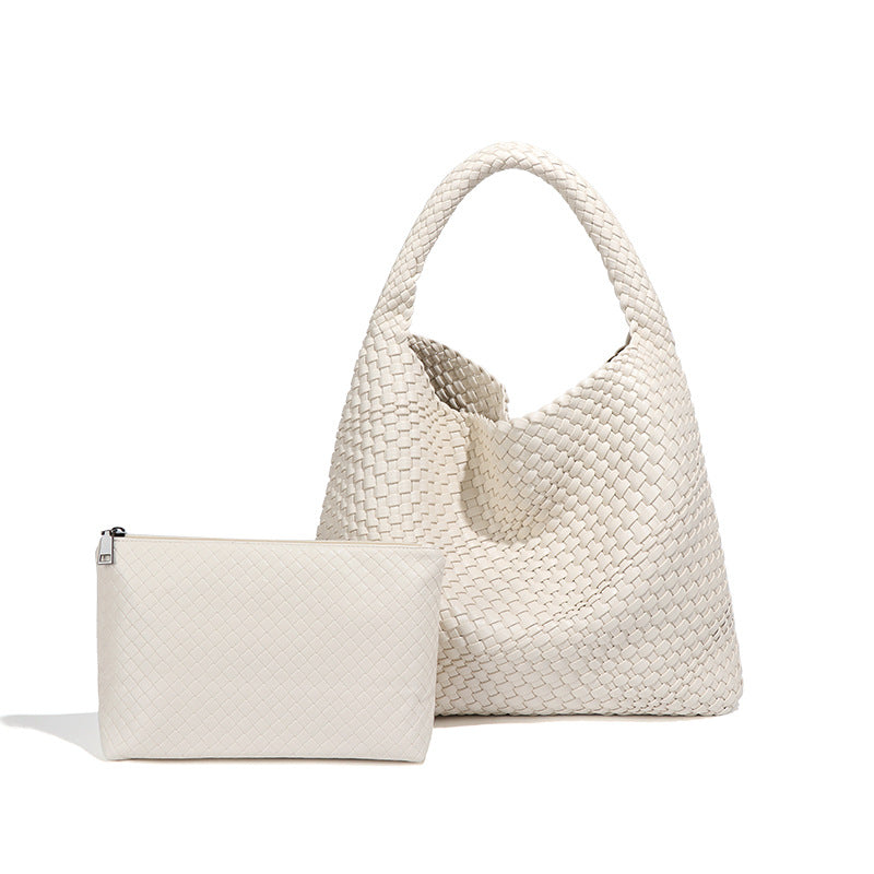 Women's Hand-woven Fashion Portable Korean Style Large Capacity Women's Shoulder Bag