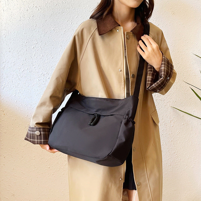 Women's Canvas Large Capacity Totes High-grade Underarm Crossbody Bags