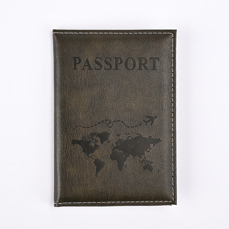 Grain Color Changing Passport Cover Ticket Card Holder