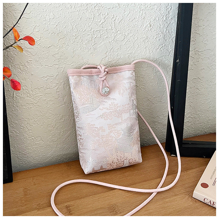 Women's Chinese Style Embroidery Personality Trend Western Printed Women's Shoulder Bag