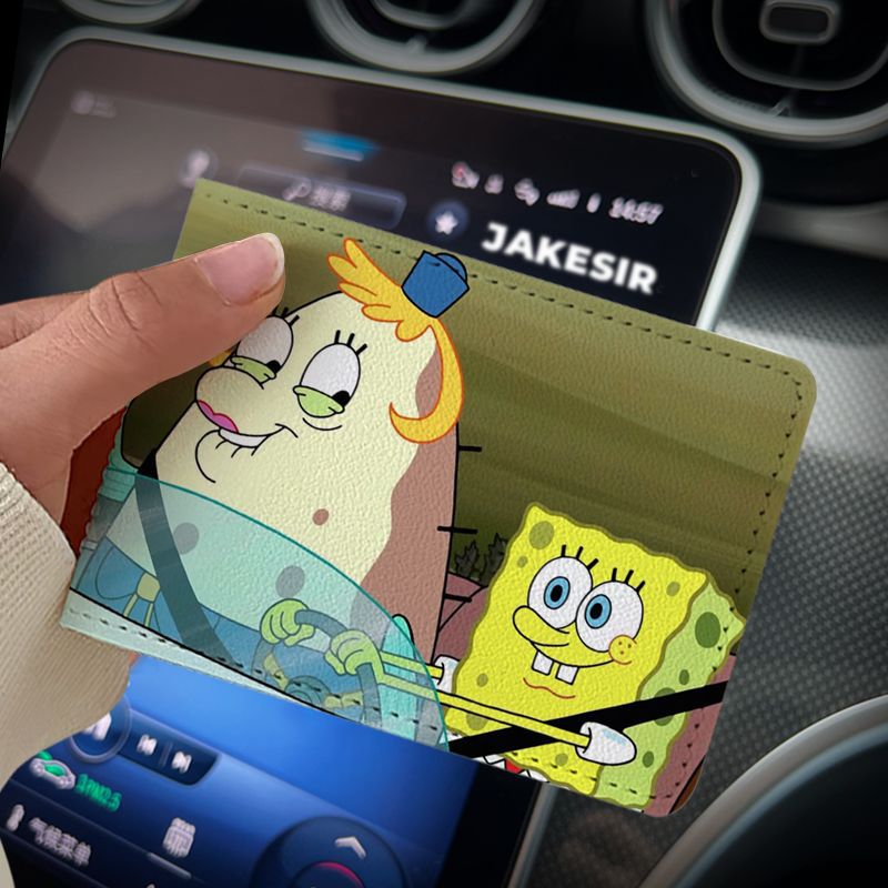 Octopus Funny Driving License Protective Cover Card Holder