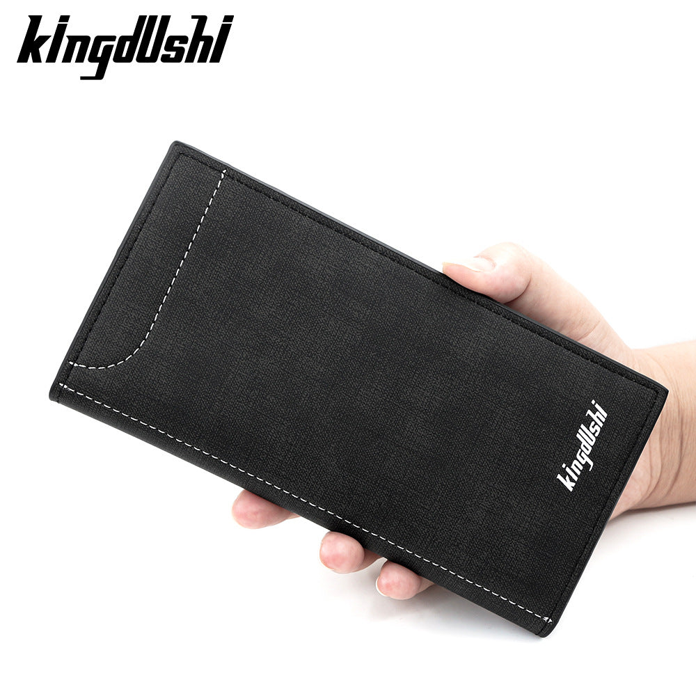 Men's Mid-length Hand Holding Suit Multiple Slots Coin Purses