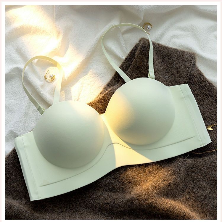 Women's Push Up Small Breast Exaggerating Tube Top Everyday Bras