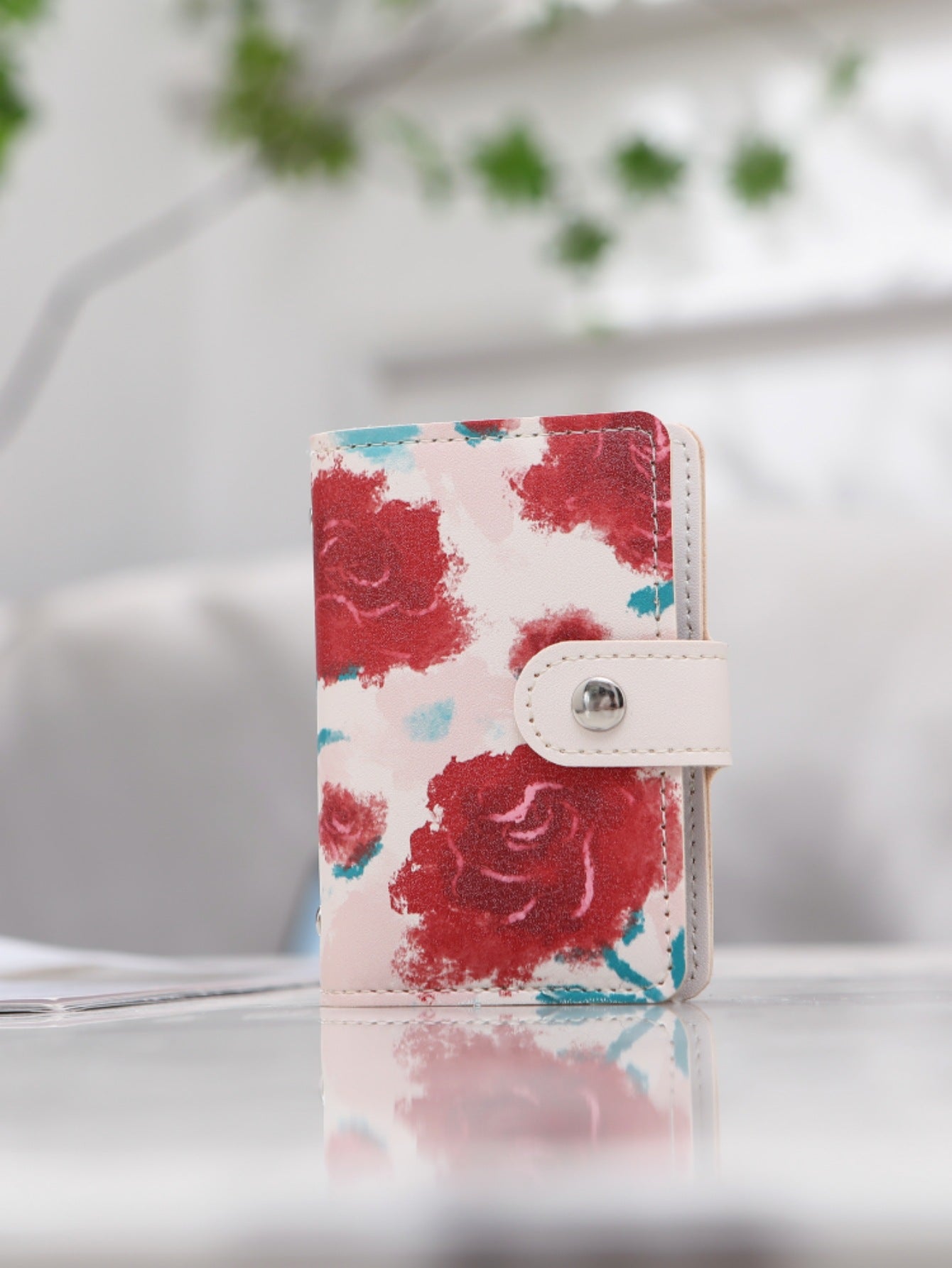 Printing Pattern Slot Letter Of Credit Card Holder