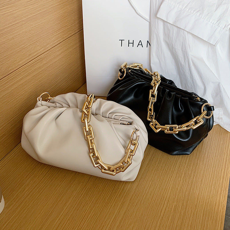 Women's Cloud Korean Leisure Simple Fashion Chain Handbags