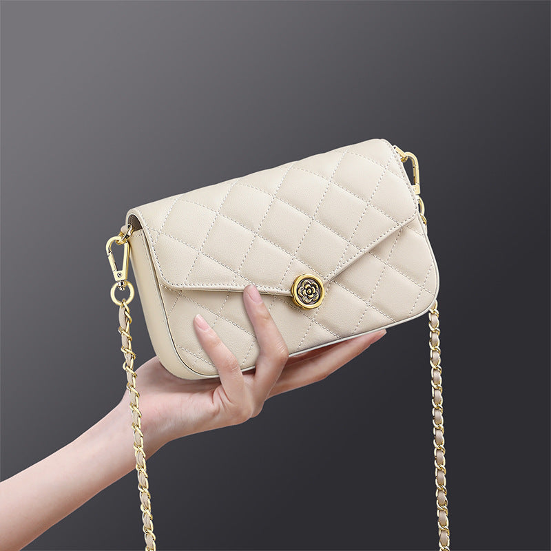 Women's Genuine Leather Now Popular Chain Autumn Bags