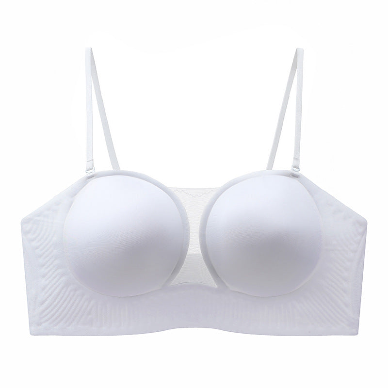 Women's Breast Exaggerating Seamless Soft Support Beauty Back Tube Top Bras