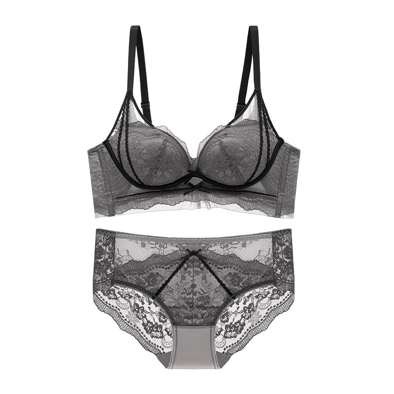 Women's Lace Small Chest Push Up Underwear Accessory Breast No Lingerie Sets