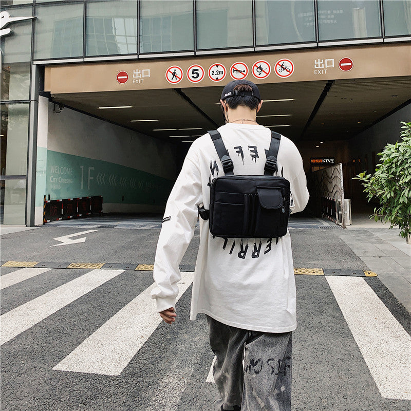 Women's & Men's Street Fashion And Vest Hip Hop Men's Chest Bags