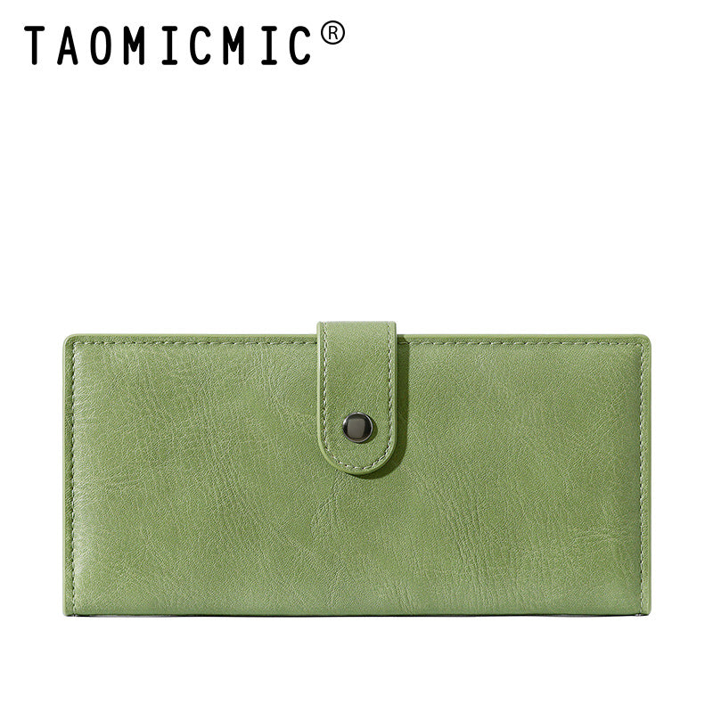 Fashion High Sense Long Simple Zipper Ladies Wallets