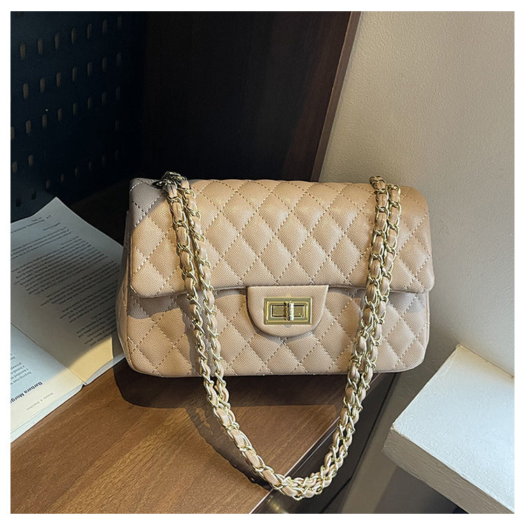 Women's Fashion Chain One Korean Diamond Embroidery Shoulder Bags