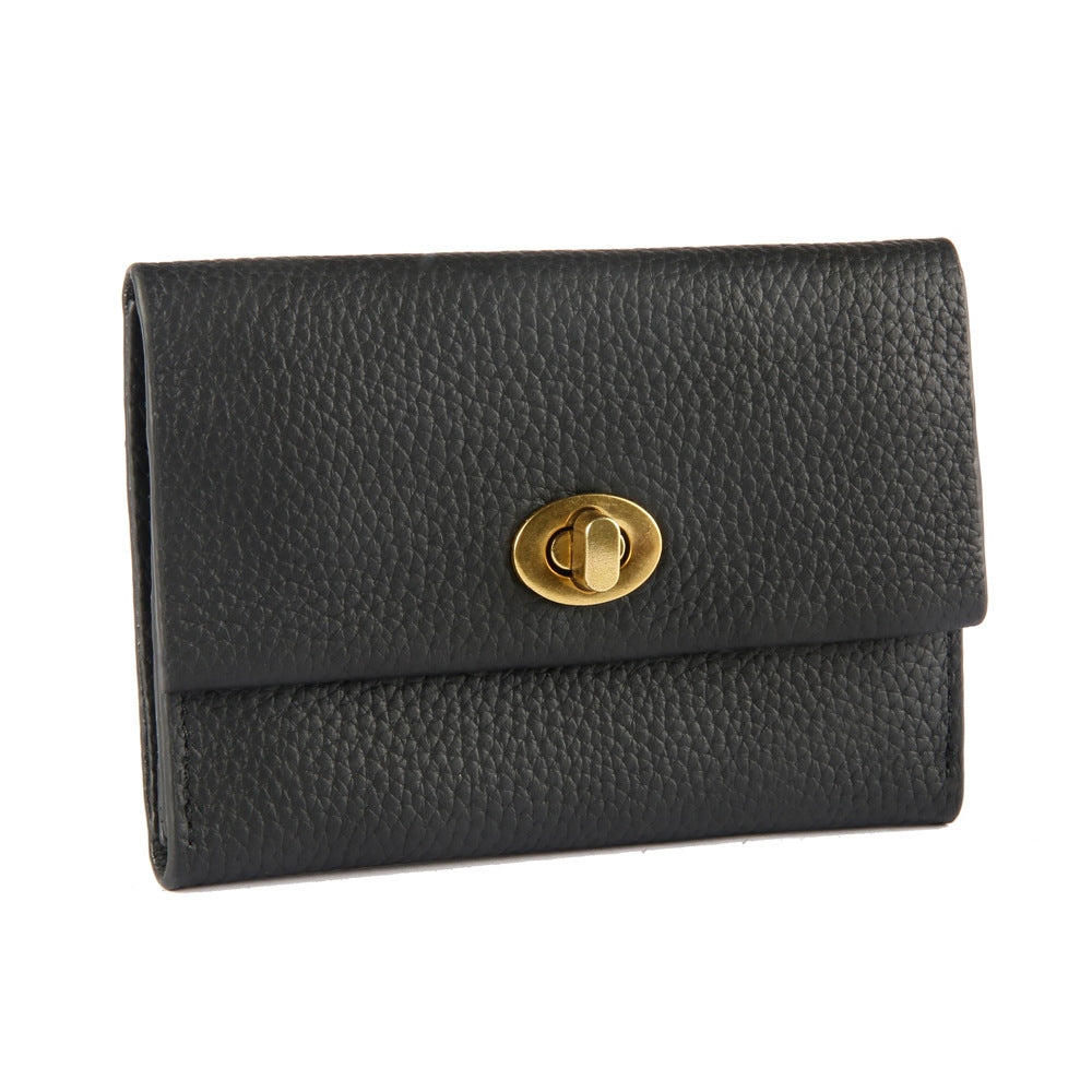 Stylish Leather Retro Multifunctional Soft Korean Card Holder