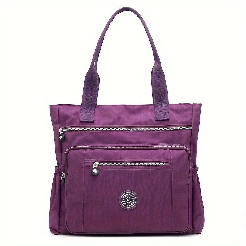 Women's Large Capacity Nylon Cloth Floral Leisure Women's Shoulder Bag