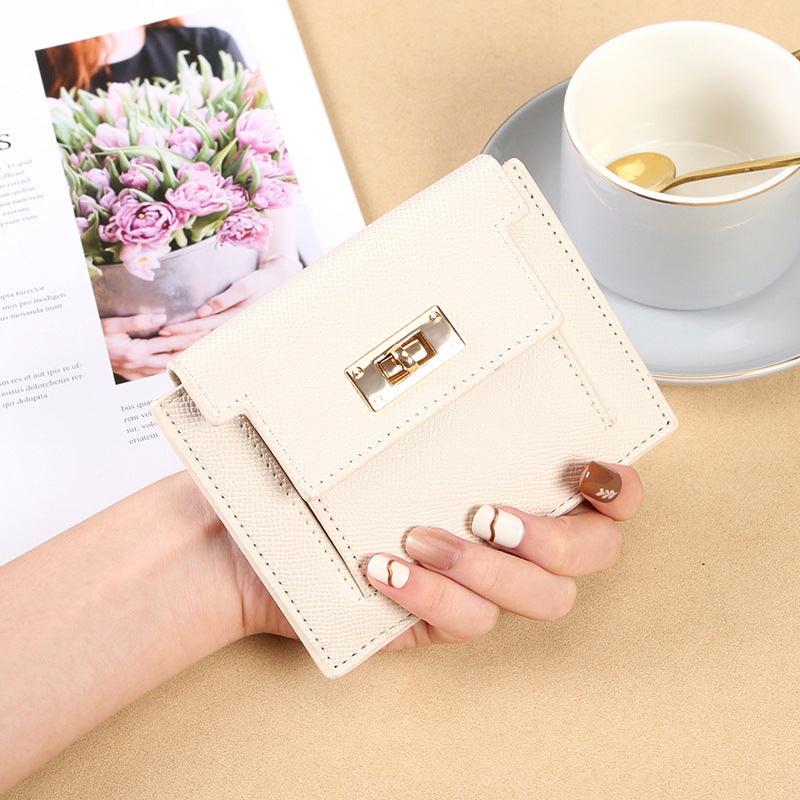 Palm Print Female Cute Large Capacity Card Holder