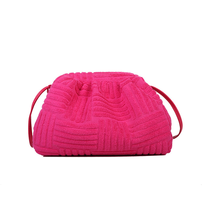 Women's Design Winter Versatile Towel Cloth Fashion Women's Shoulder Bag