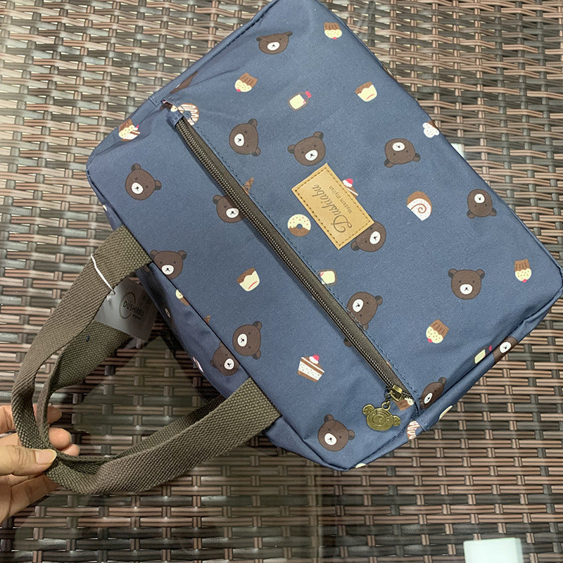 Korean Thick Waterproof Large Capacity Lunch Box Bags