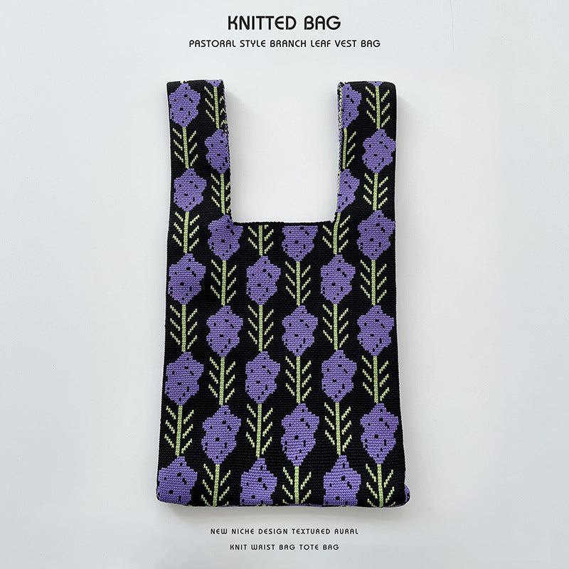 Series Knitted Versatile Large Capacity Commuter Holiday Bags