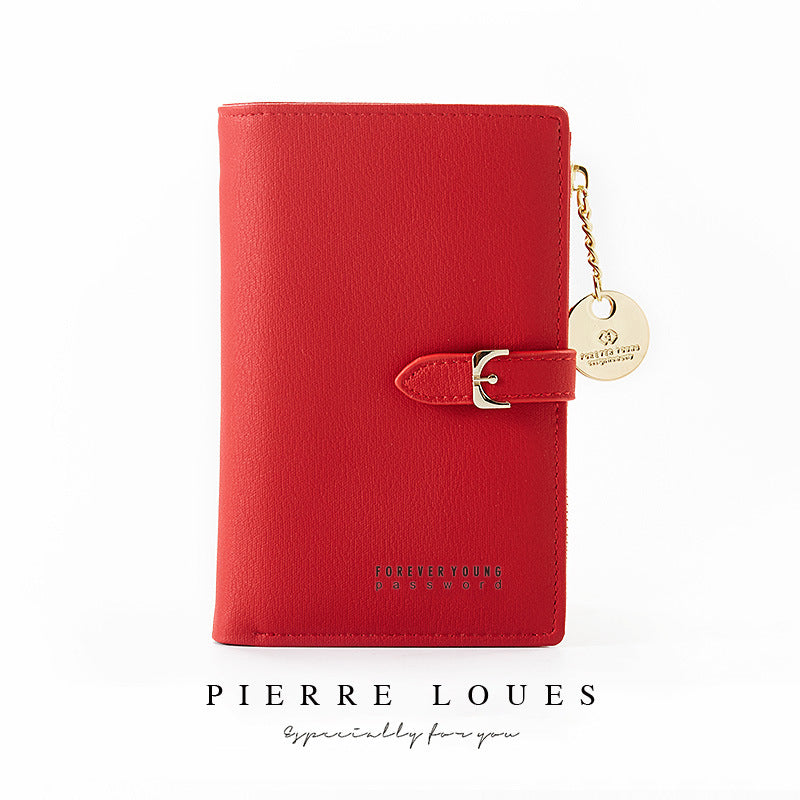 Women's Beautiful Short Chic Zipper Multifunctional Ladies Wallets